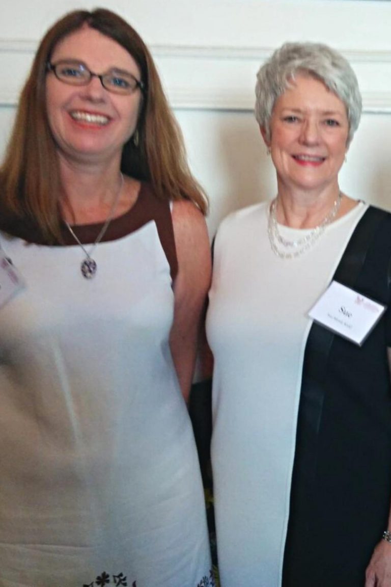 Lee Ann Bain and Author Sue Monk Kidd
